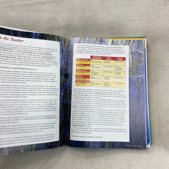 2001 SCIENCE FOCUS 8 Hardcover Book by McGraw Hill Ryerson - Picture 6 of 11